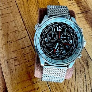 Citizen Eco-Drive Chronograph Stainless Steel Watch